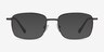 Costin Dark Gunmetal MetalEyeglass Frames from EyeBuyDirect, with Tinted Lenses