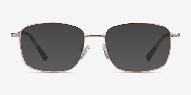 Costin Gold MetalEyeglass Frames from EyeBuyDirect, with Tinted Lenses