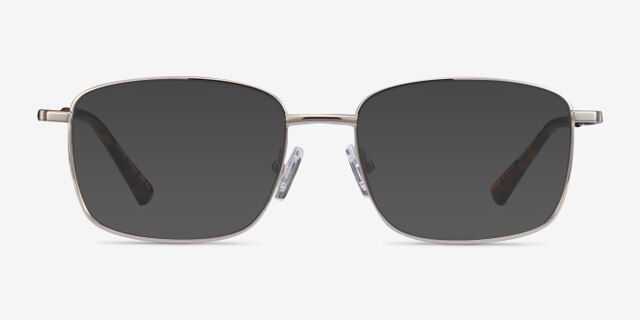 Costin Silver MetalEyeglass Frames from EyeBuyDirect, with Tinted Lenses