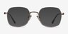 Index Gold Tortoise MetalEyeglass Frames from EyeBuyDirect, with Tinted Lenses