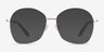 Bridget Gold MetalEyeglass Frames from EyeBuyDirect, with Tinted Lenses