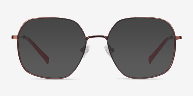 Reality Copper MetalEyeglass Frames from EyeBuyDirect, with Tinted Lenses