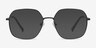 Reality Black MetalEyeglass Frames from EyeBuyDirect, with Tinted Lenses