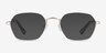 Space Gold MetalEyeglass Frames from EyeBuyDirect, with Tinted Lenses