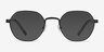 Fantasy Black Acetate-metalEyeglass Frames from EyeBuyDirect, with Tinted Lenses