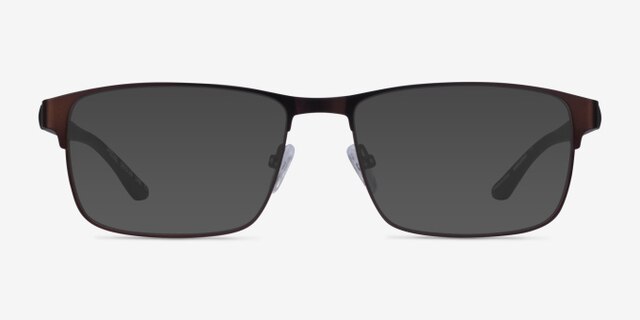 Special Brown Carbon-fiberEyeglass Frames from EyeBuyDirect, with Tinted Lenses