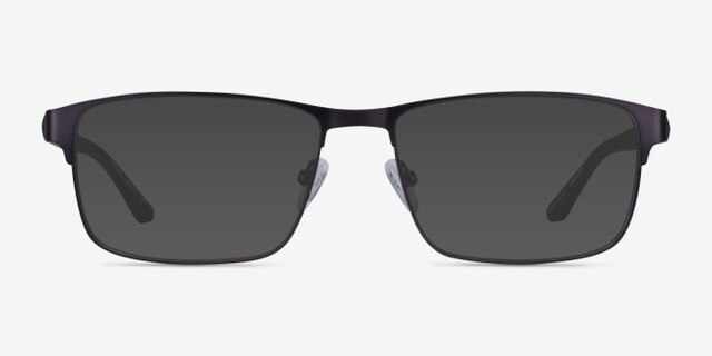 Special Gunmetal Carbon-fiberEyeglass Frames from EyeBuyDirect, with Tinted Lenses