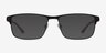 Special Black Red Carbon-fiberEyeglass Frames from EyeBuyDirect, with Tinted Lenses