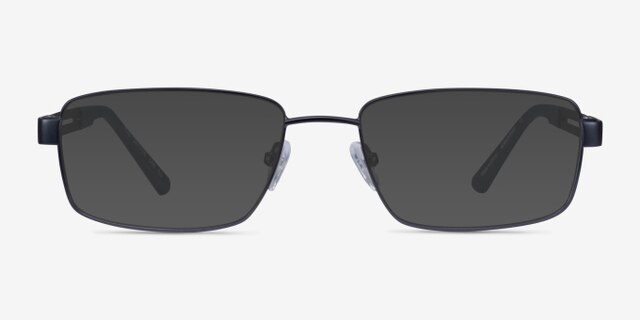 Bob Navy Carbon-fiberEyeglass Frames from EyeBuyDirect, with Tinted Lenses