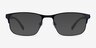 Clint Petrol Blue Carbon-fiberMontures de lunettes de vue d'EyeBuyDirect, Avec des Verres Teintés