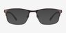 Clint Brown Carbon-fiberEyeglass Frames from EyeBuyDirect, with Tinted Lenses