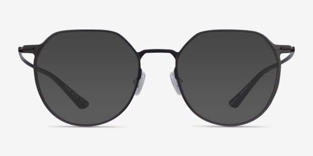 Alum Gunmetal Aluminium-alloyEyeglass Frames from EyeBuyDirect, with Tinted Lenses