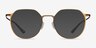 Alum Gold & Black Aluminium-alloyEyeglass Frames from EyeBuyDirect, with Tinted Lenses