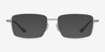 Celsius Light Silver Aluminium-alloyMontures de lunettes de vue d'EyeBuyDirect, Avec des Verres Teintés