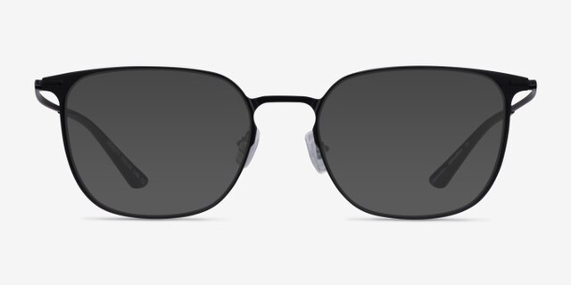 Density Black Aluminium-alloyEyeglass Frames from EyeBuyDirect, with Tinted Lenses