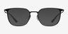 Density Black Aluminium-alloyEyeglass Frames from EyeBuyDirect, with Tinted Lenses