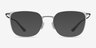 Density Light Silver & Gunmetal Aluminium-alloyEyeglass Frames from EyeBuyDirect, with Tinted Lenses