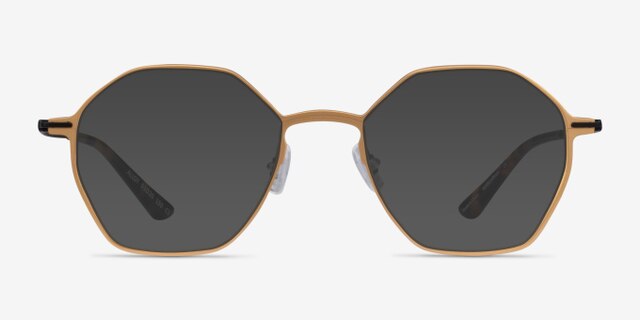 Alloy Gold & Black Aluminium-alloyMontures de lunettes de vue d'EyeBuyDirect, Avec des Verres Teintés