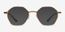 Alloy Gold & Black Aluminium-alloyMontures de lunettes de vue d'EyeBuyDirect, Avec des Verres Teintés
