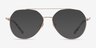 Benny Gold MetalEyeglass Frames from EyeBuyDirect, with Tinted Lenses