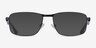 Possibility Matte Black AcetateEyeglass Frames from EyeBuyDirect, with Tinted Lenses