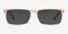 Biloxi Gold MetalEyeglass Frames from EyeBuyDirect, with Tinted Lenses