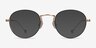 Ring Black  Gold MétalMontures de lunettes de vue d'EyeBuyDirect, Avec des Verres Teintés