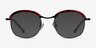 Ochoa Red Tortoise  Gold Acetate-metalEyeglass Frames from EyeBuyDirect, with Tinted Lenses