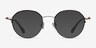 Hills Black  Rose Gold MetalEyeglass Frames from EyeBuyDirect, with Tinted Lenses
