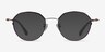 Hills Purple  Rose Gold MetalEyeglass Frames from EyeBuyDirect, with Tinted Lenses