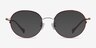 Patel Burgundy  Rose Gold MetalEyeglass Frames from EyeBuyDirect, with Tinted Lenses