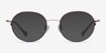 Patel Purple  Rose Gold MetalEyeglass Frames from EyeBuyDirect, with Tinted Lenses