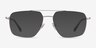 Focal Silver MetalEyeglass Frames from EyeBuyDirect, with Tinted Lenses
