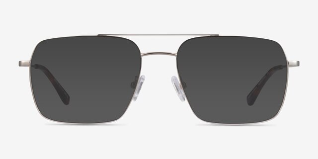 Aerial Argenté MétalMontures de lunettes de vue d'EyeBuyDirect, Avec des Verres Teintés