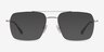 Aerial Argenté MétalMontures de lunettes de vue d'EyeBuyDirect, Avec des Verres Teintés