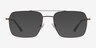 Aerial Bronze MetalEyeglass Frames from EyeBuyDirect, with Tinted Lenses