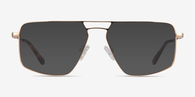 Orson Gold MetalEyeglass Frames from EyeBuyDirect, with Tinted Lenses