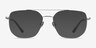 Morrison Silver MetalEyeglass Frames from EyeBuyDirect, with Tinted Lenses