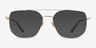 Morrison Gold MetalEyeglass Frames from EyeBuyDirect, with Tinted Lenses