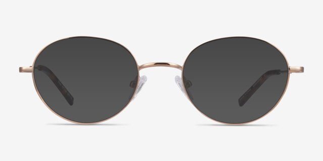 Film Rose Gold MetalEyeglass Frames from EyeBuyDirect, with Tinted Lenses
