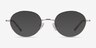 Film Silver MetalEyeglass Frames from EyeBuyDirect, with Tinted Lenses
