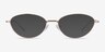 Feather Rose Gold MetalEyeglass Frames from EyeBuyDirect, with Tinted Lenses