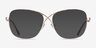 Movie Gold MetalEyeglass Frames from EyeBuyDirect, with Tinted Lenses