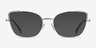 Exquisite Argenté MétalMontures de lunettes de vue d'EyeBuyDirect, Avec des Verres Teintés