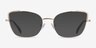 Exquisite Gold MetalEyeglass Frames from EyeBuyDirect, with Tinted Lenses