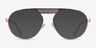 Flowing Gold MetalEyeglass Frames from EyeBuyDirect, with Tinted Lenses