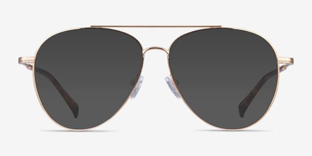 Jerrie Gold MetalEyeglass Frames from EyeBuyDirect, with Tinted Lenses