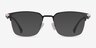 Sapporo Black Gold MetalEyeglass Frames from EyeBuyDirect, with Tinted Lenses