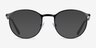 Gondola Matte Black Green MetalEyeglass Frames from EyeBuyDirect, with Tinted Lenses
