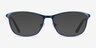 Lucas Navy Green MetalEyeglass Frames from EyeBuyDirect, with Tinted Lenses